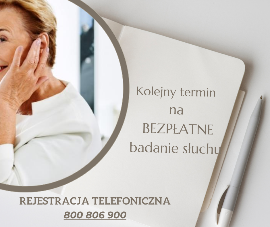 Kolejny termin na BEZPŁATNE badanie słuchu